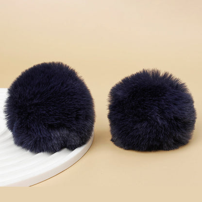 Fashion Multicolored Faux Rabbit Fur Plush Balls