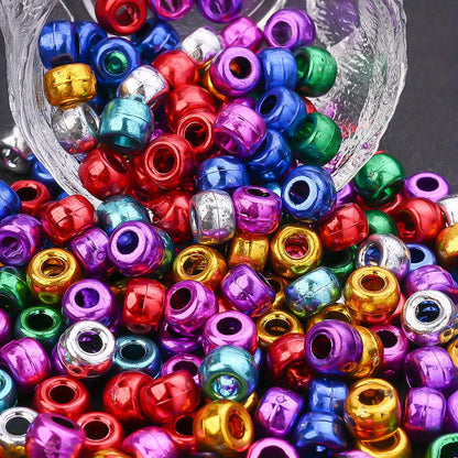 Multicolor Resin Large Hole Beads