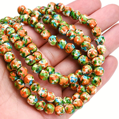 1PC 8mm Natural Stone Round Bead Set