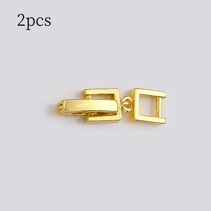 Square Double Clasp Connectors