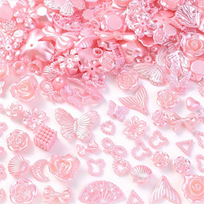 8-40 mm Acrylic Butterfly, Flower, Moon & Star Bead Assortment