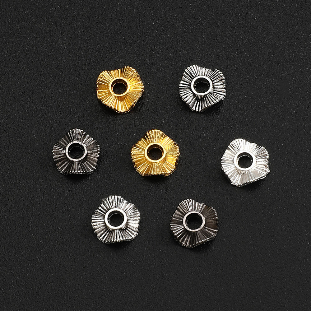 Wave Alloy Beads