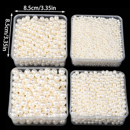 4500pcs Imitation Pearl Beads Set