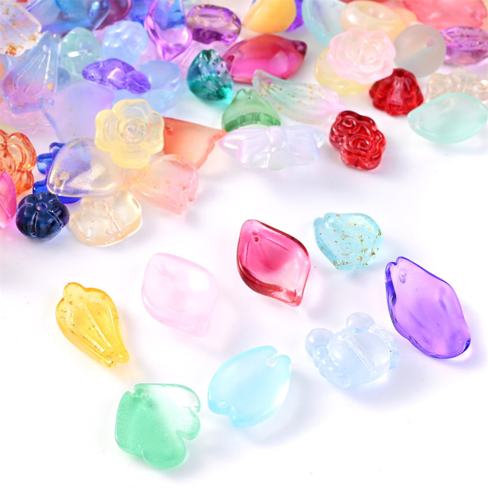 Mixed Style Glass Loose Beads