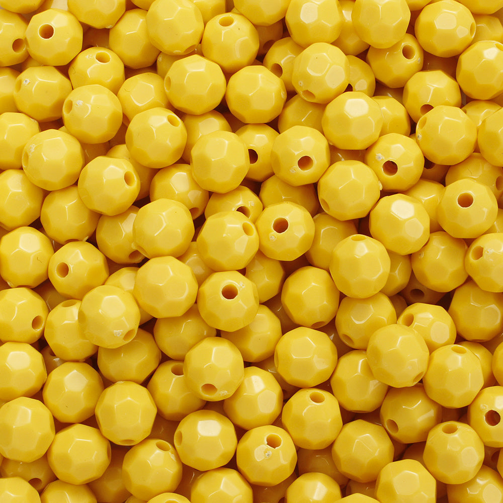 Luminous Multilateral Ball Acrylic Beads