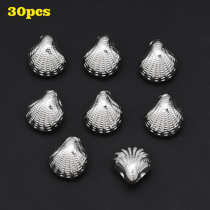 30pcs/set 11x12mm CCB Plastic Shell Beads