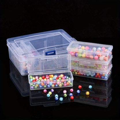Clear Plastic Storage Box Set