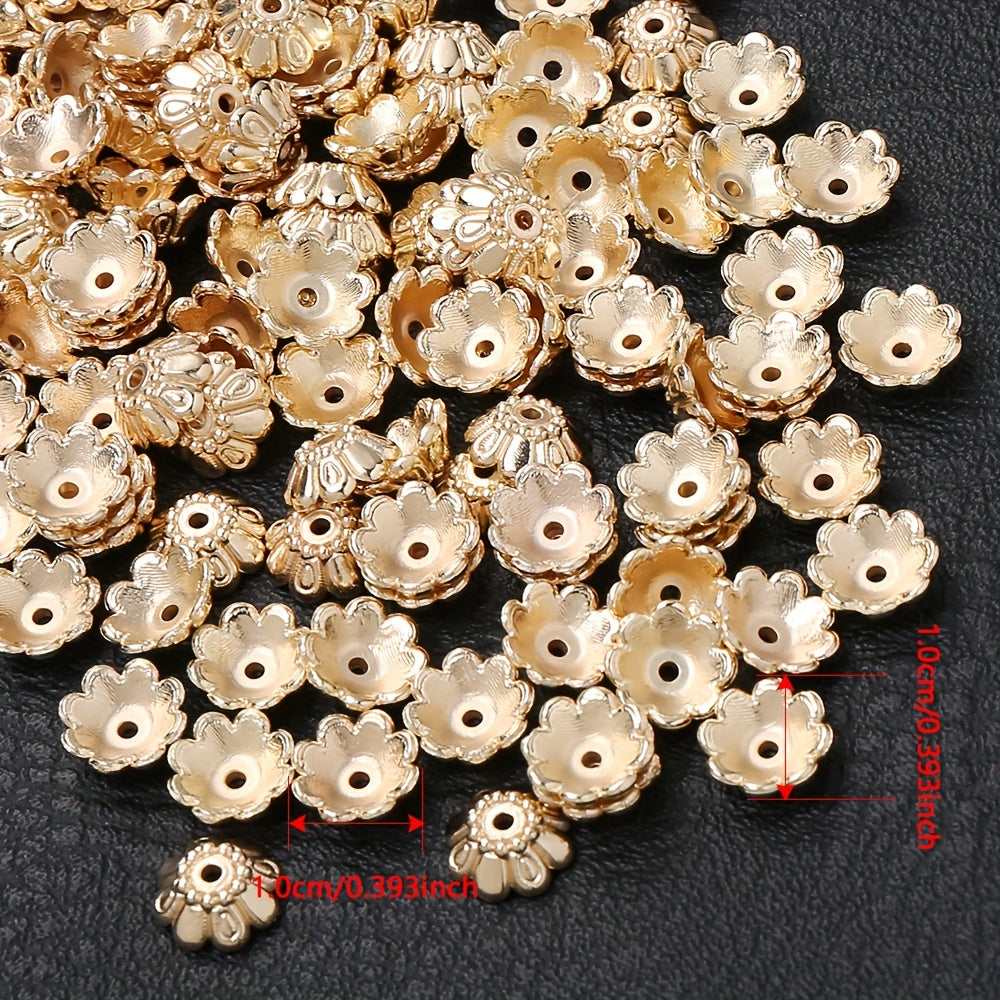 Tulip Pattern Plastic Beads