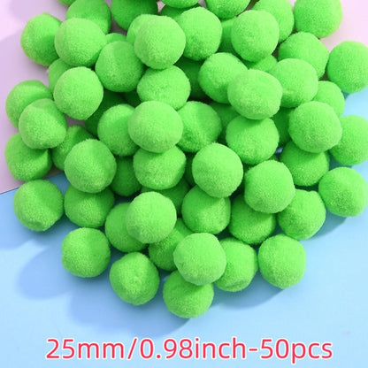 Rainbow Pom Pom Balls
