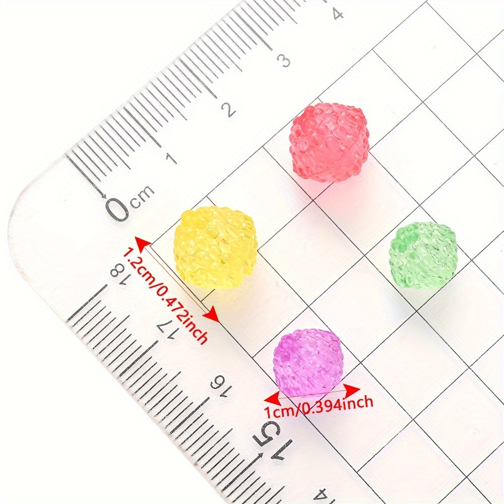 Clear Bayberry Acrylic Beads