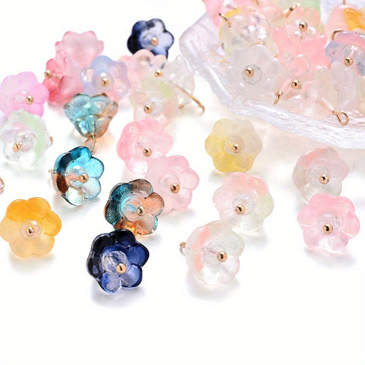 Lily of the Valley Glass Pendants