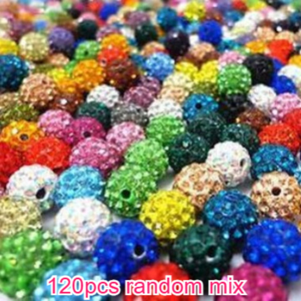 Rhinestone Spacer Beads Set