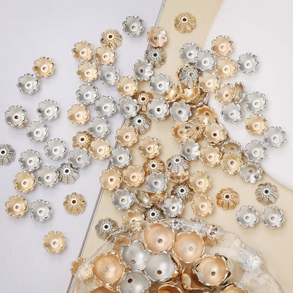 Tulip Pattern Plastic Beads