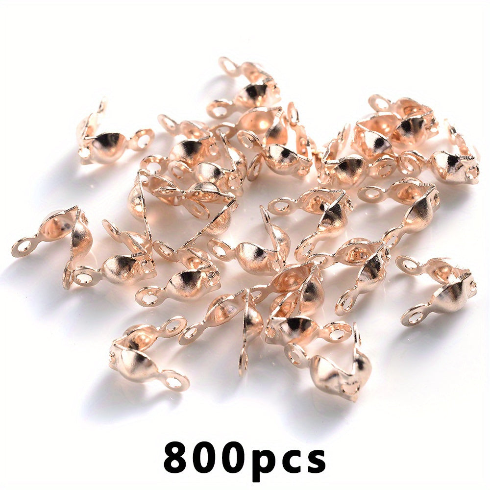 800-Piece Crimp Bead Calotte Knot Covers