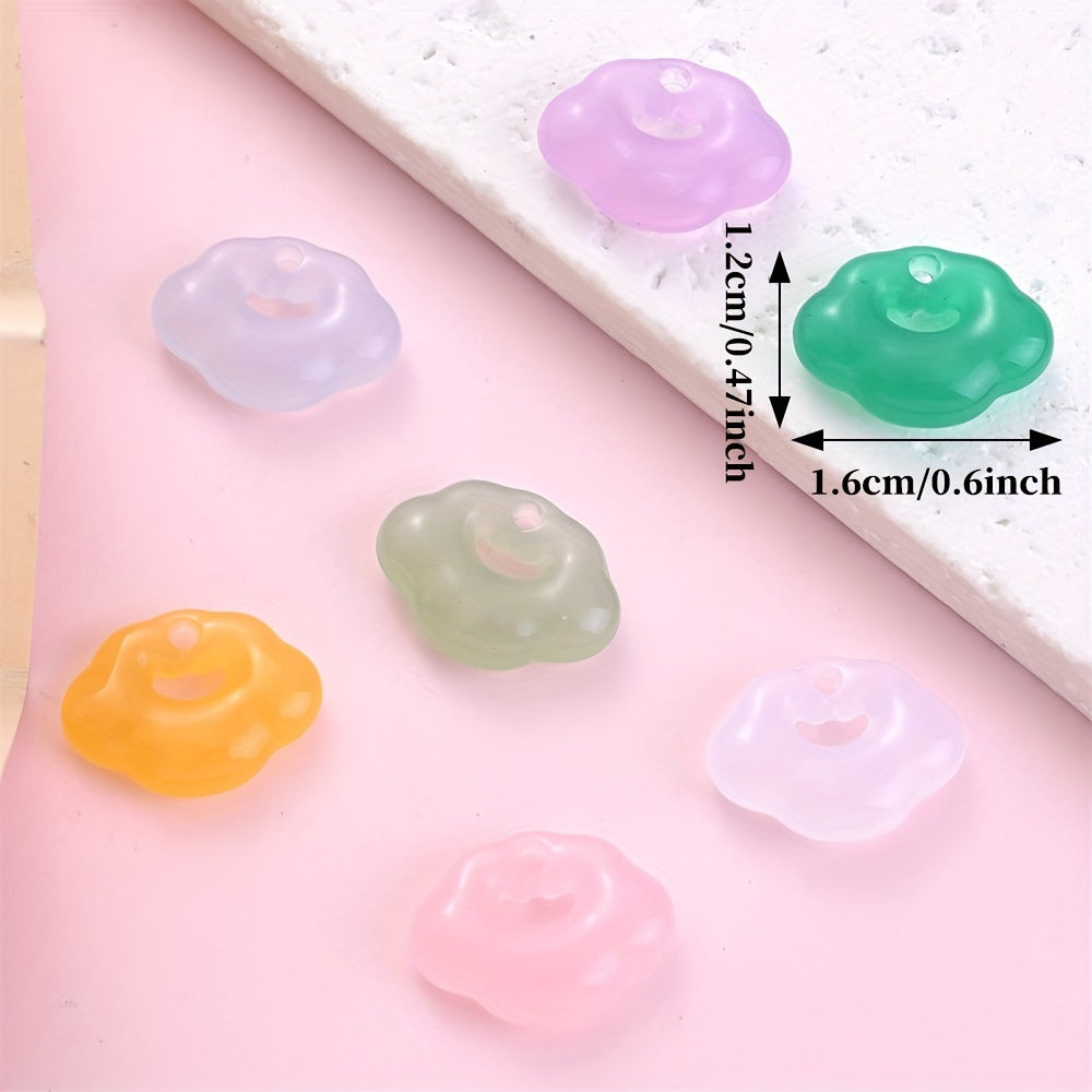Irregular Glowing Acrylic Beads