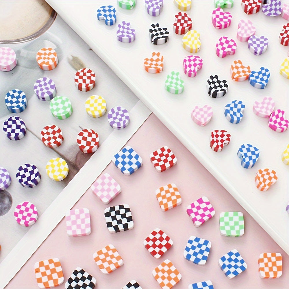 Striped Polymer Clay Beads
