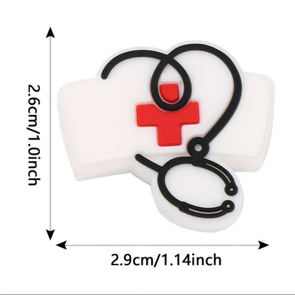 Nurse Theme Silicone Beads