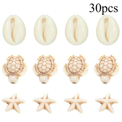 Sea Theme Turtle Starfish Beads