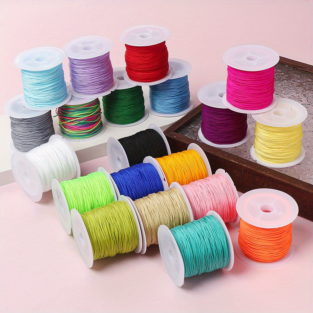 20m 0.8mm Colorful Nylon Chinese Knot Cord