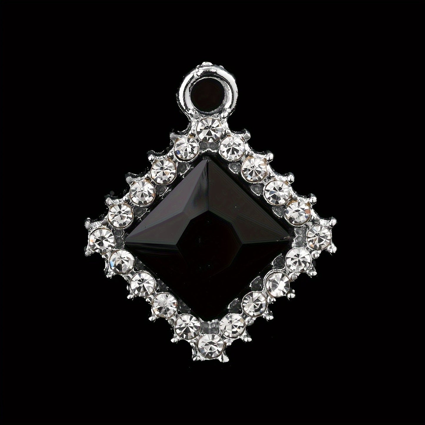 Square Alloy Pendant Set
