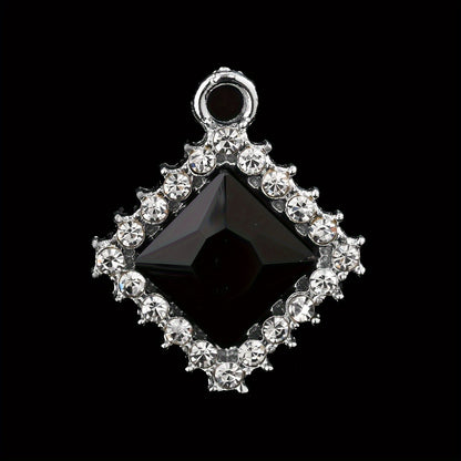 Square Alloy Pendant Set