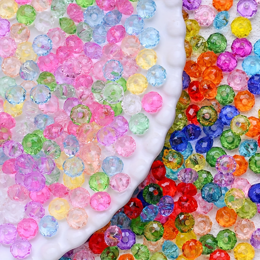 Faceted Acrylic Beads