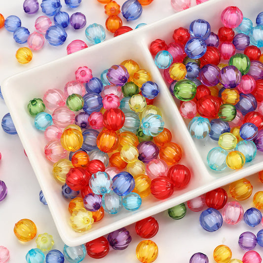 Acrylic Pumpkin Beads