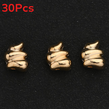 30/50PCS 14×11mm CCB Irregular Spacer Bead Set