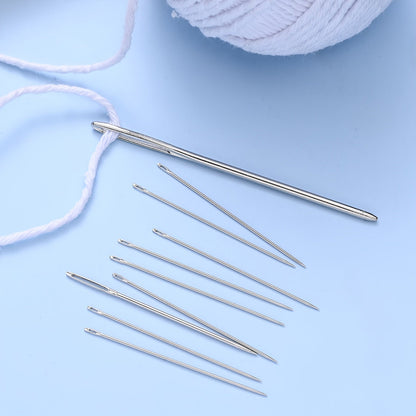 Silver Embroidery Needles Set