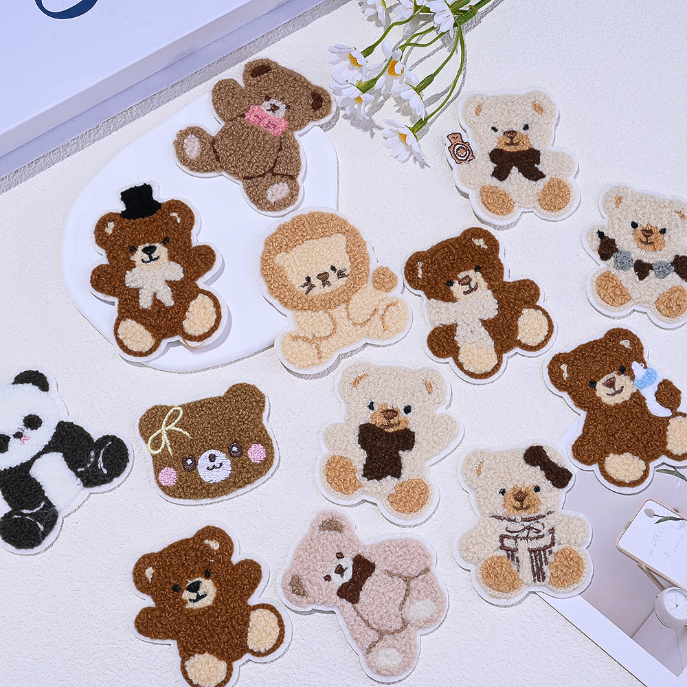Bear Embroidery Patch