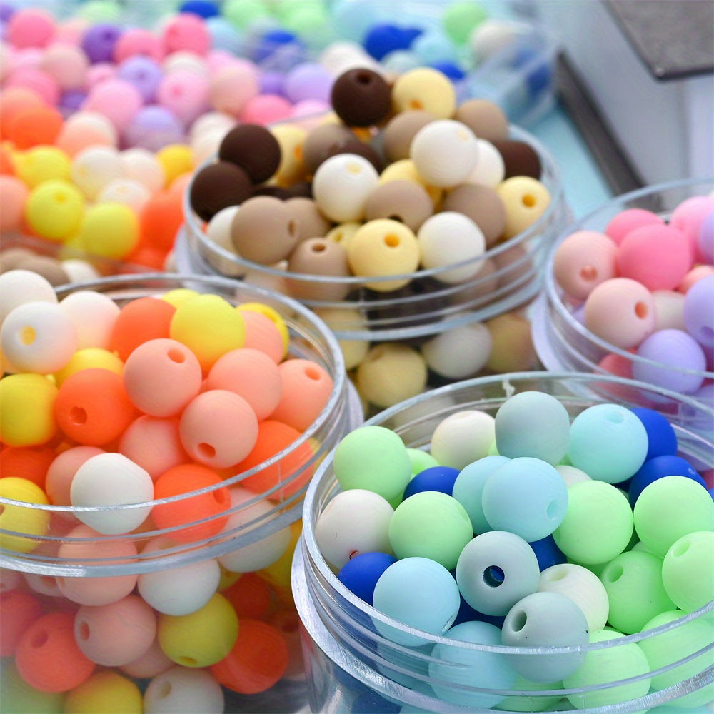 Color Series Matte Round Acrylic Spacer Beads
