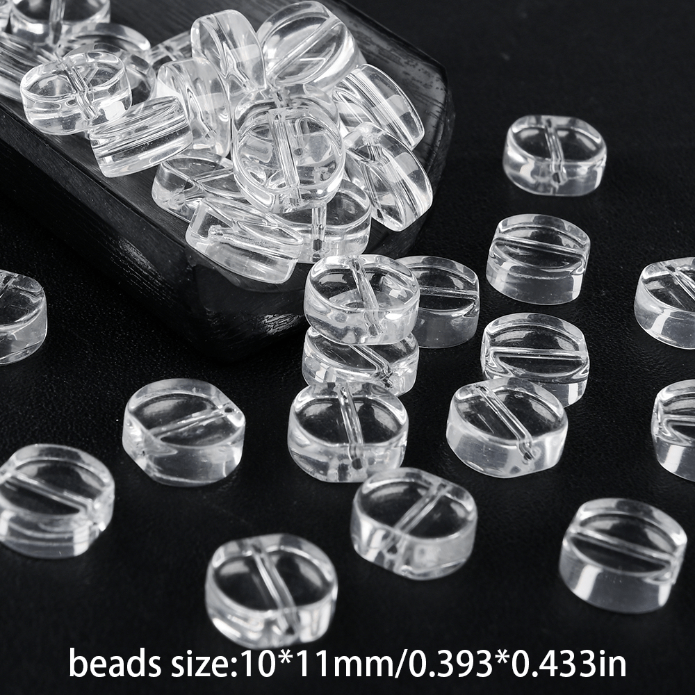 Transparent Crystal Round Beads