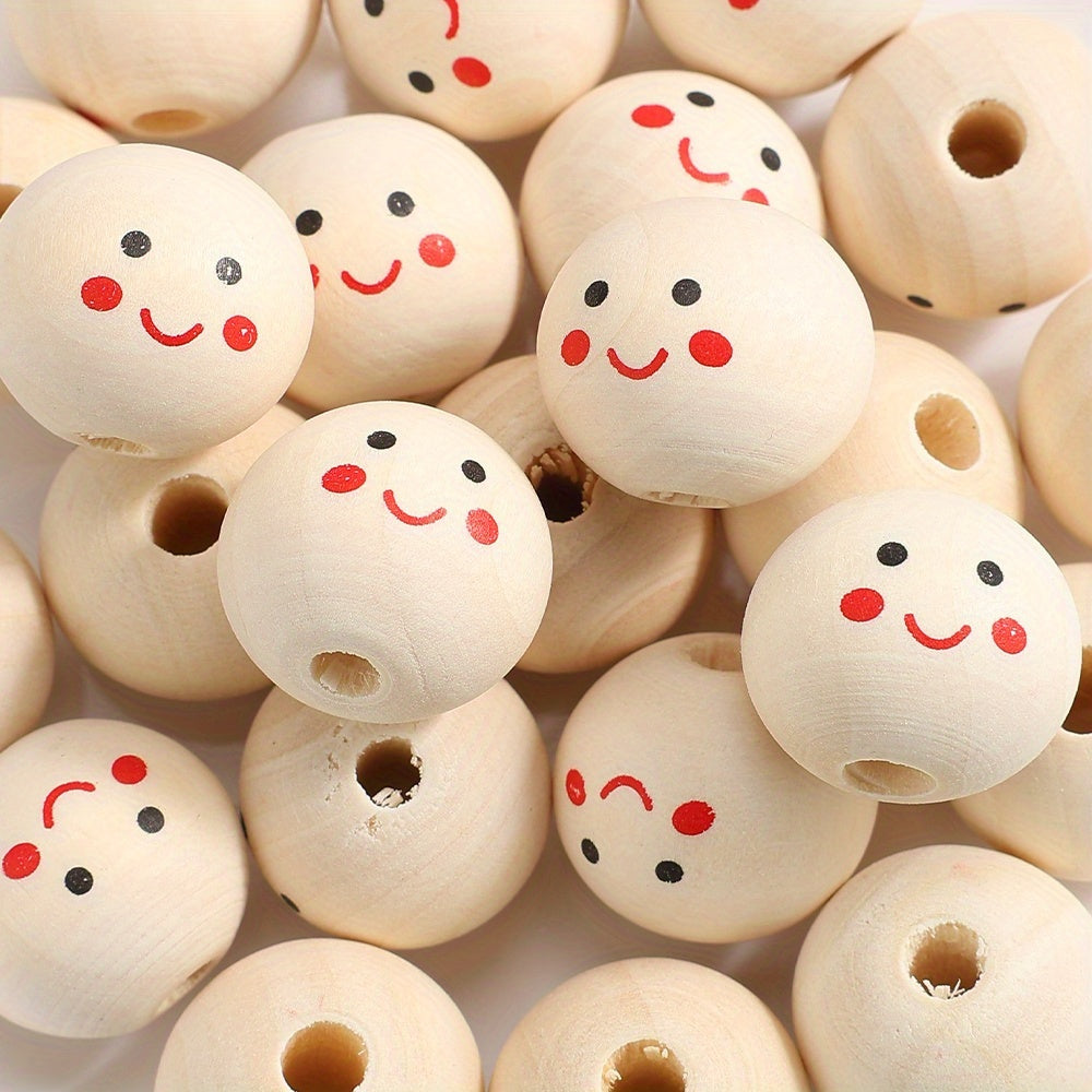Expression Wooden Spacer Beads