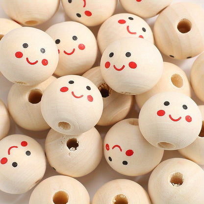 Expression Wooden Spacer Beads