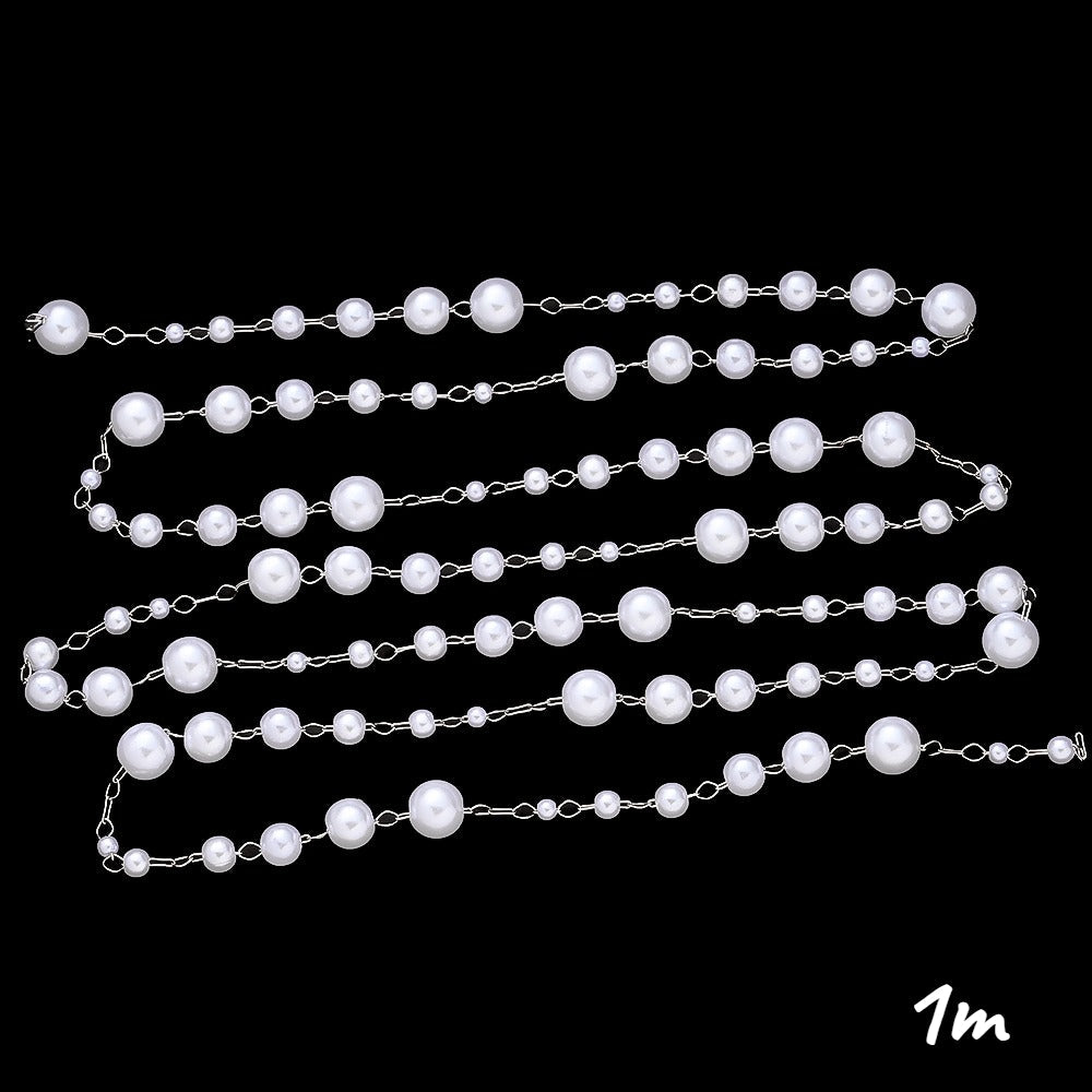 Imitation Pearl Strand Chain