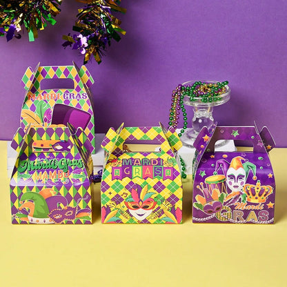 Mardi Gras Carnival Gift Boxes