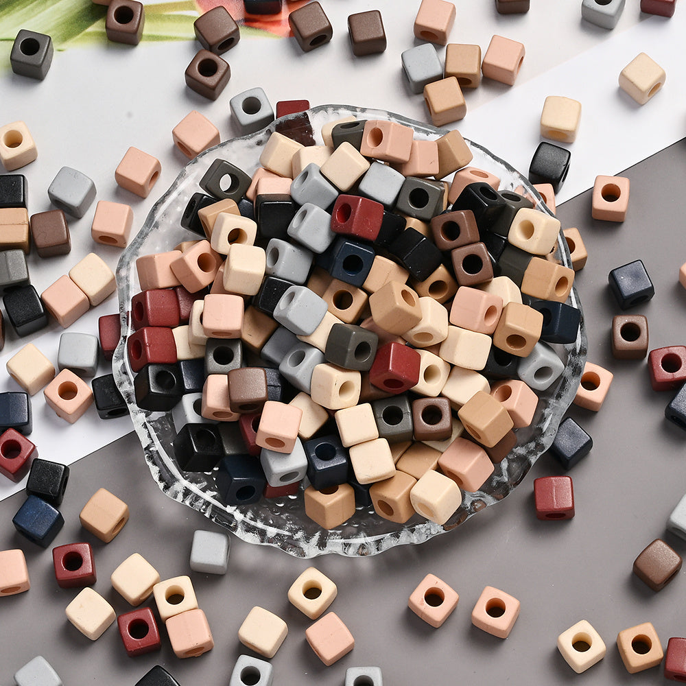 Square Acrylic Beads