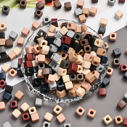 Square Acrylic Beads