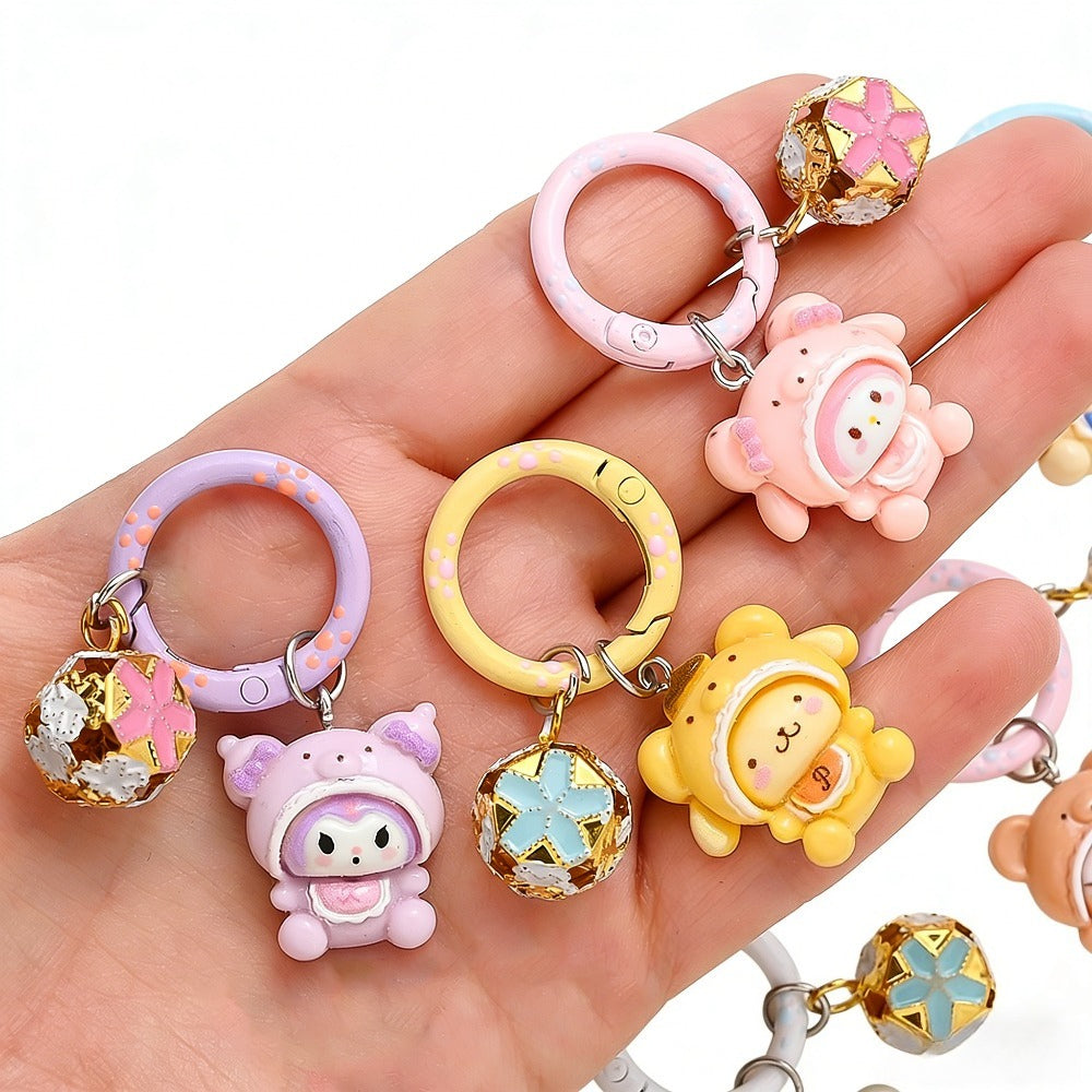 Cute Bell Keychain Charms