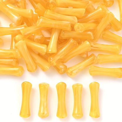 Slub Acrylic Beads