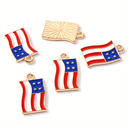 Independence Day Alloy Pendant Charms