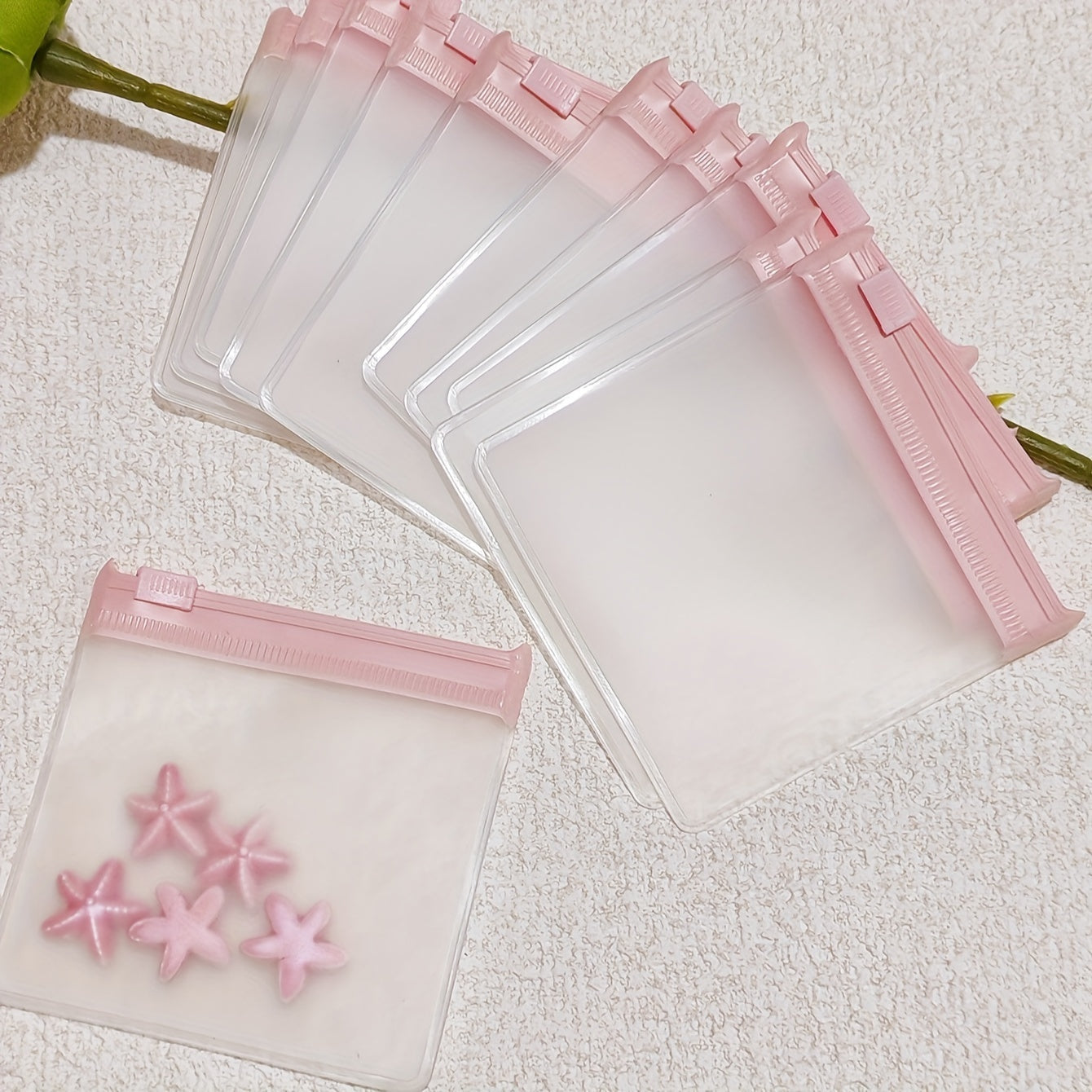 8 cm Square Reusable EVA Jewelry Storage Bags