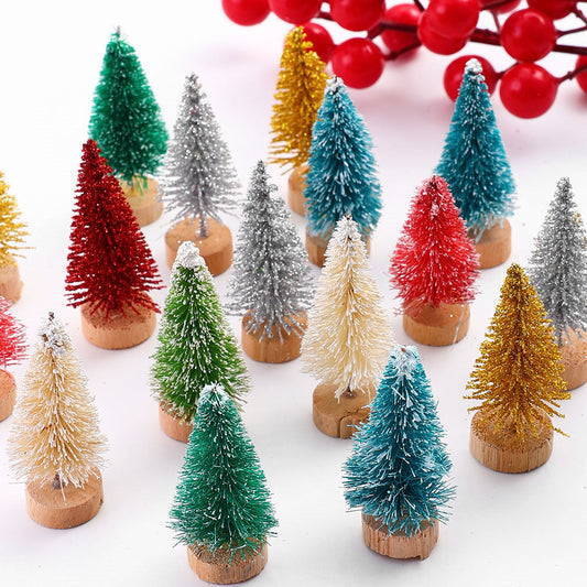 Multicolor Wooden Christmas Trees