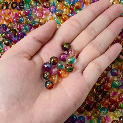 Rainbow Gradient Acrylic Beads