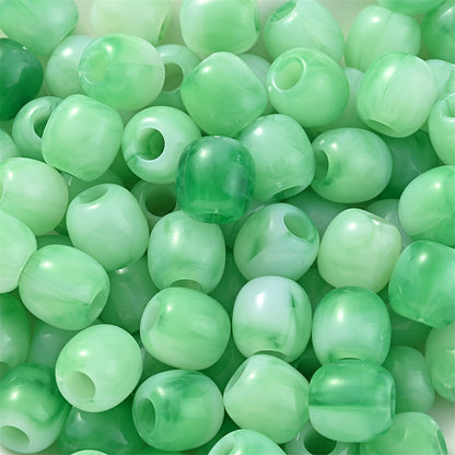 Barrel Acrylic Large Hole Beads