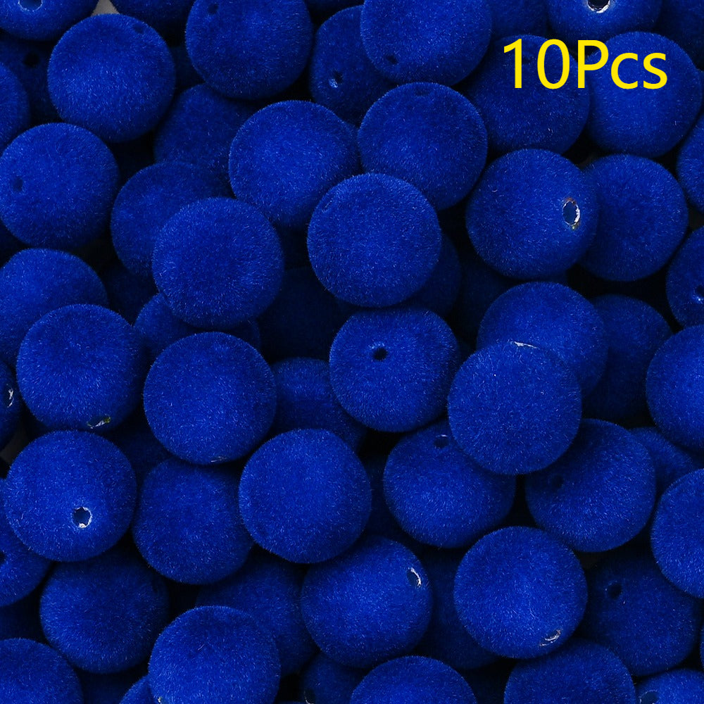 Frosted Round Acrylic Beads