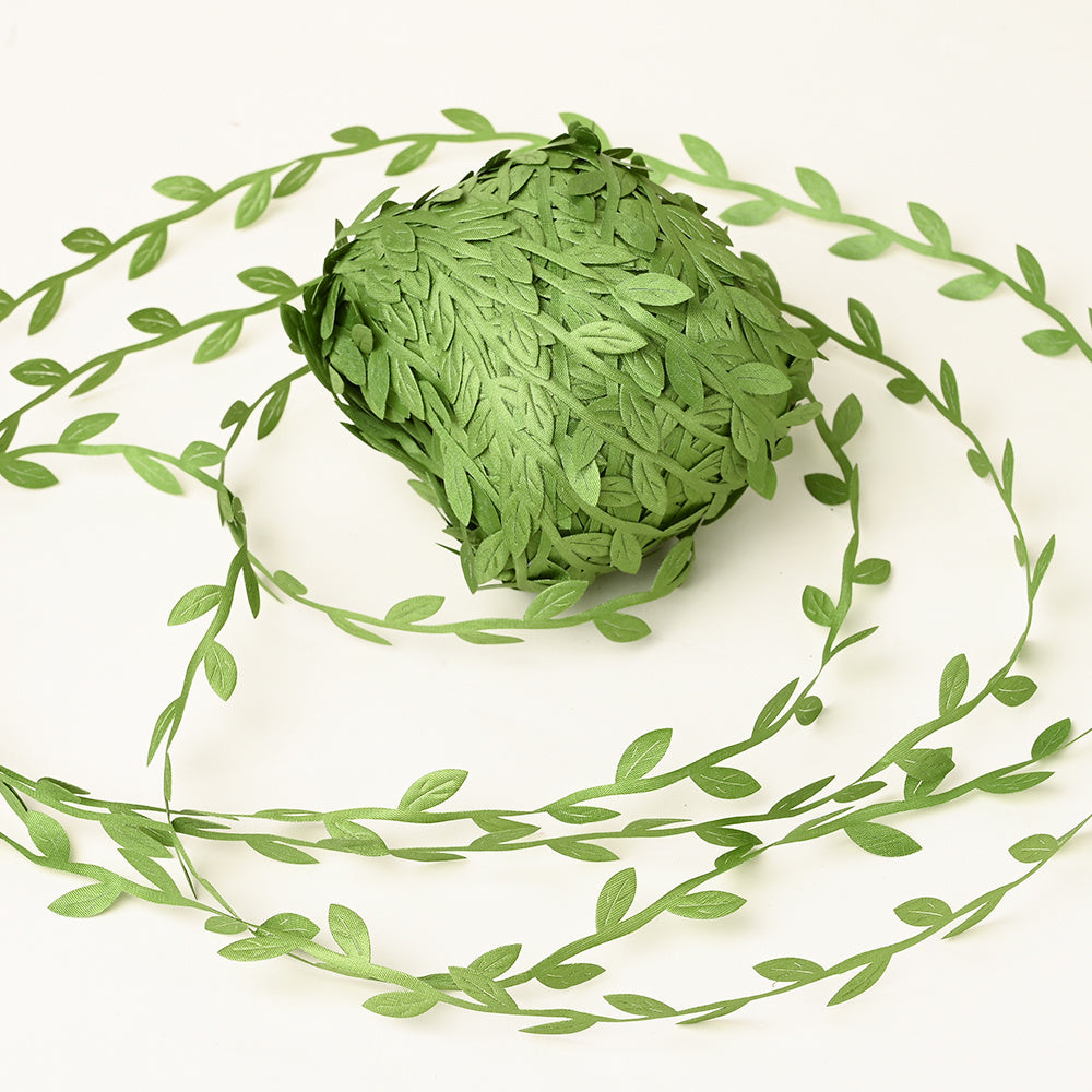 Silk Leaf Artificial Green Garland