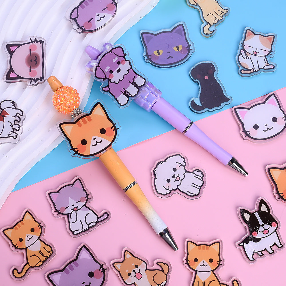 4 cm Plastic Pet-Themed Craft Sheets