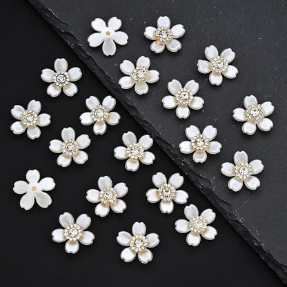 Five-Petal Flower Acrylic Bead Patches