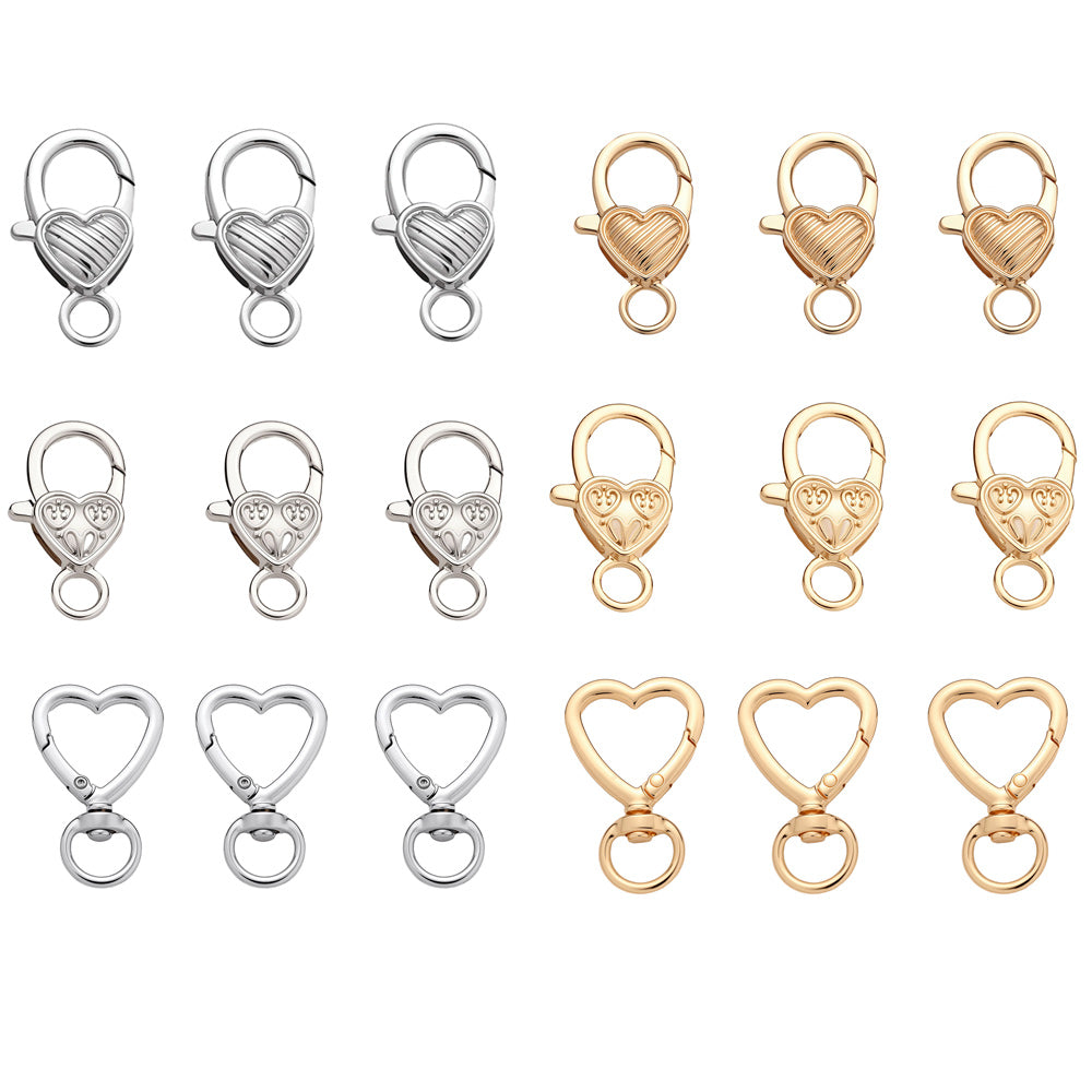 Golden & Silver Keychain Clasp Set